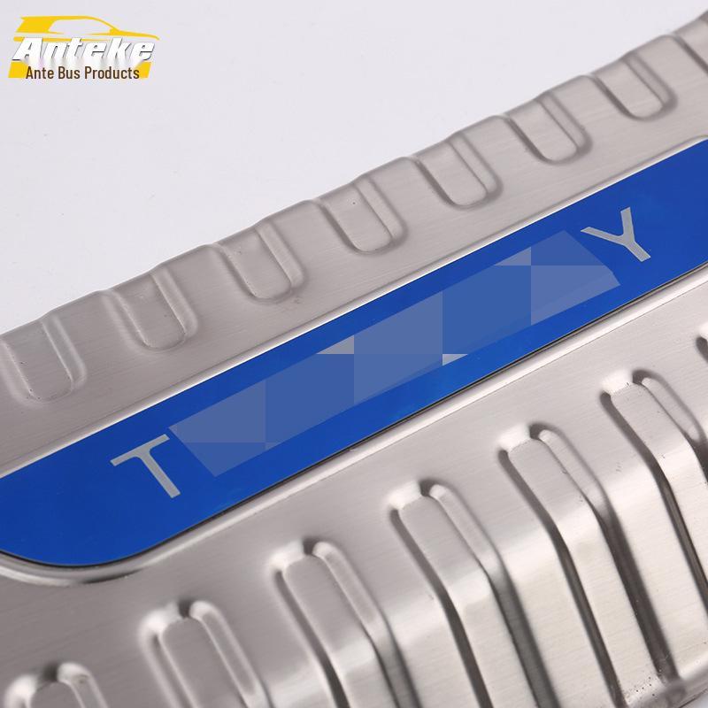 19-Territory Stainless Steel Rear Guard and Tailgate Trunk Protection Decorative Plate.