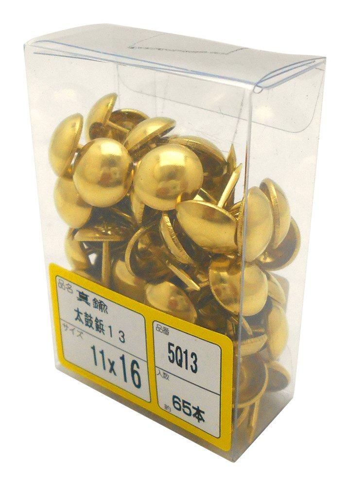 WAKAI Brass Taiko Drum Tacks Pro Pack 11x16, 65 Pieces, 5Q13