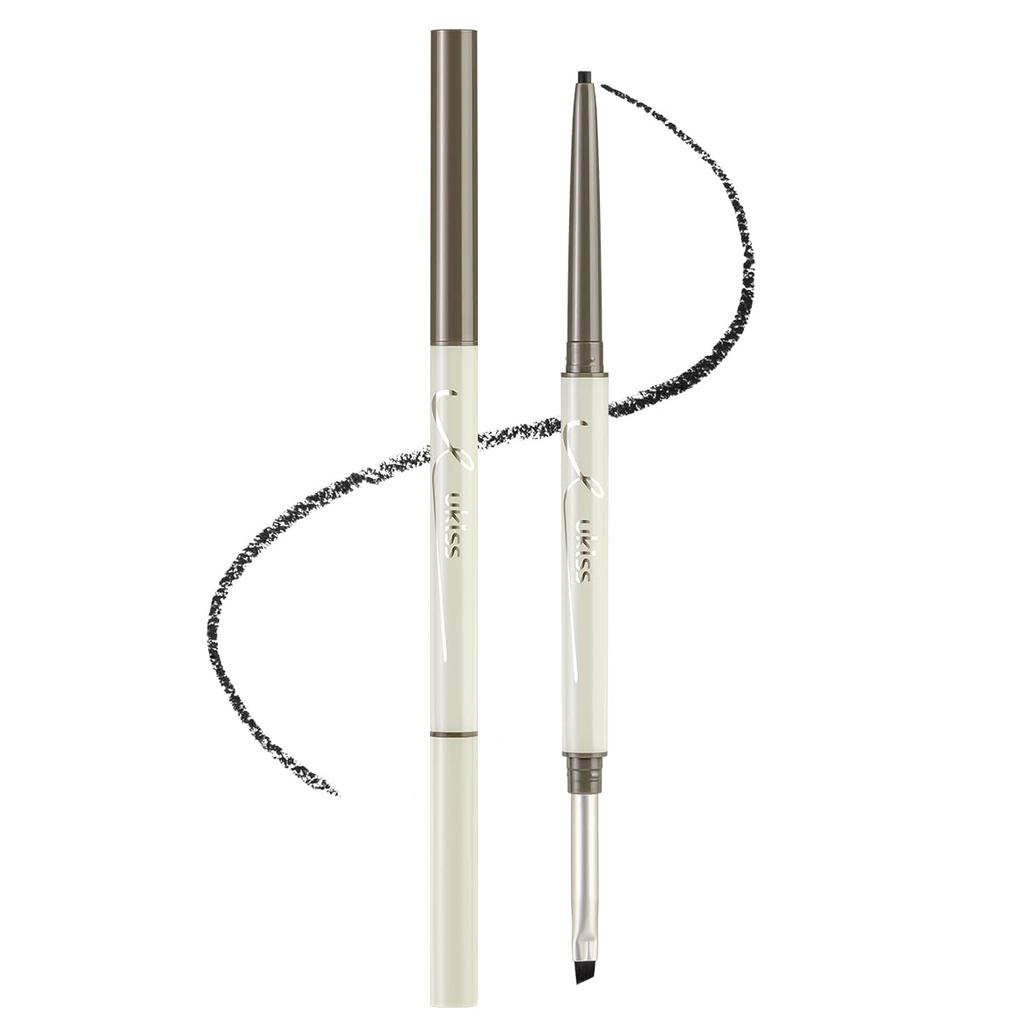 ukiss Eyeliner Retractable Intense Color Pencil, Core, Waterproof, Ultra-Fine, (01 Black)