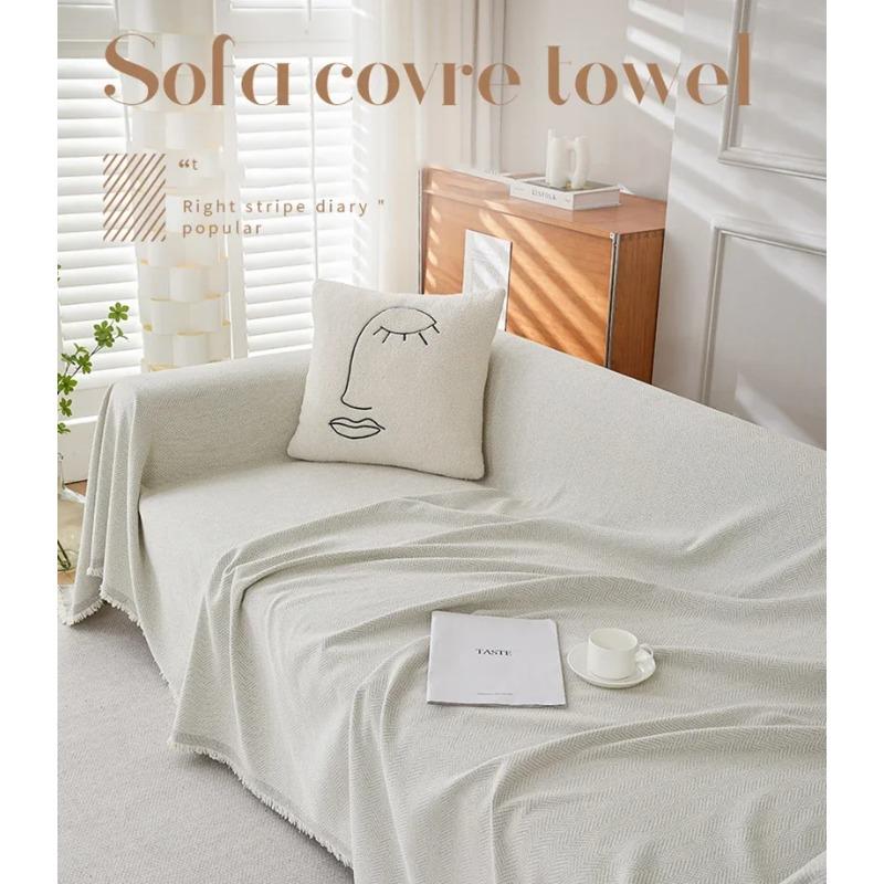 Non-Slip Cloth Sofa Cushion Blanket Sofa Cover Multi Functional Couch Chair Tapestry Decorative Dust Cover Furniture Protector