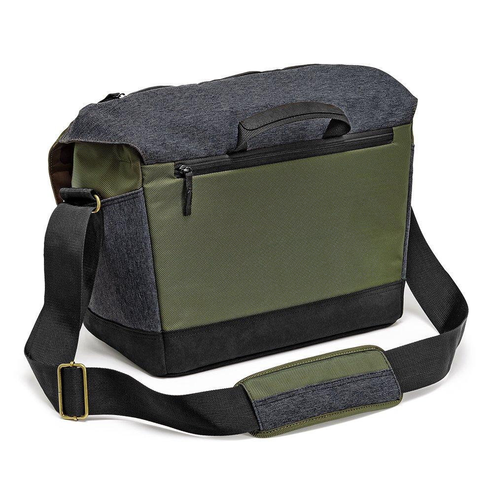 Manfrotto Messenger Bag Street Collection 15L Kann 15-Zoll-PC aufnehmen Wasserabweisendes Material Khaki MB MS-M-IGR