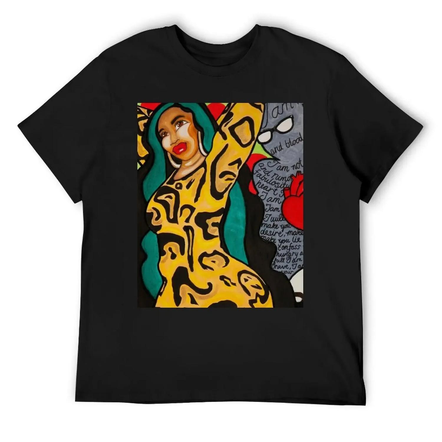 

ROLLING HILLS T-Shirt man clothes anime t shirts plain shirts graphic plain white t shirts men XXXXXL чорний