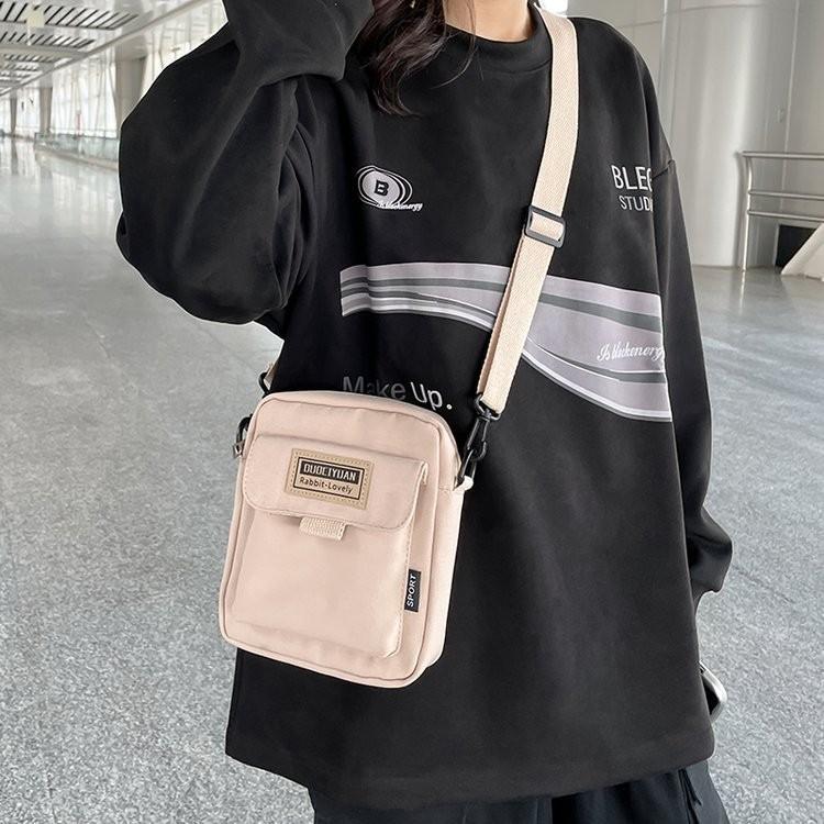 

Cute 2023 Women s Nylon Small Bag With Cover Closure And Soft Versatile Shape For Daily Essentials Khaki