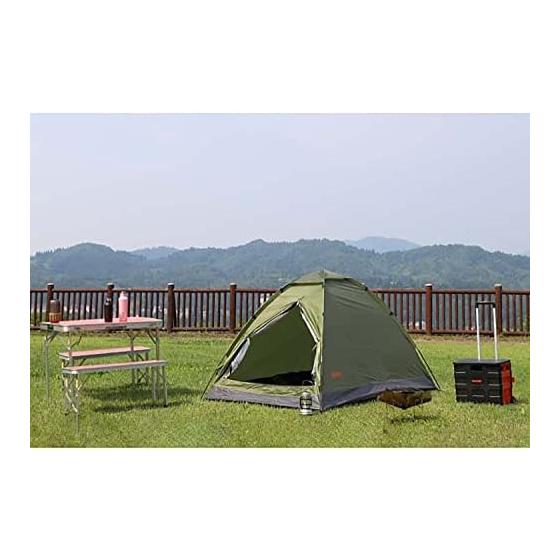 Graphis 2-person dome tent GR-H1011 Green Approx. W120 x D200 x H110cm