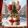Elevate Your New Year Ambiance with 2026 Themed Window Decorations, Balloons, Gift Box, Foil Numbers, Ideal for Festive Displays