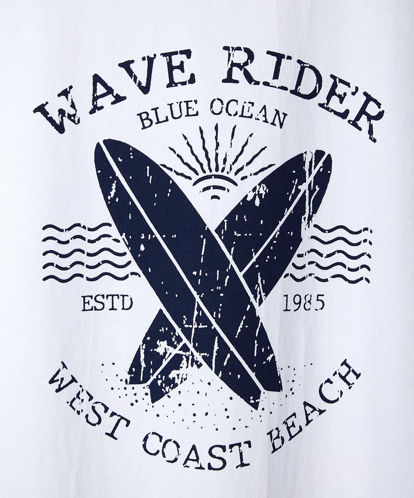 HOOVES Wave Rider Graphic Short Sleeve T-Shirt [2-Col]