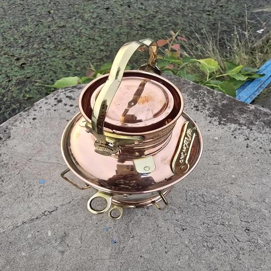 Handmade Copper Brass Ship Lantern Nautical Oil Lamp 35.56 Cm Christmas Festive Gifts Housewarming Home Office Decor Weddin G Anniversary Gift