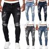Petit de Français Used-Jeans, Herren Plus Size Denim-Hose, Gerade Serie, Slim Fit, Beliebte Marke, D-14 (Blau, 06 XXXL)