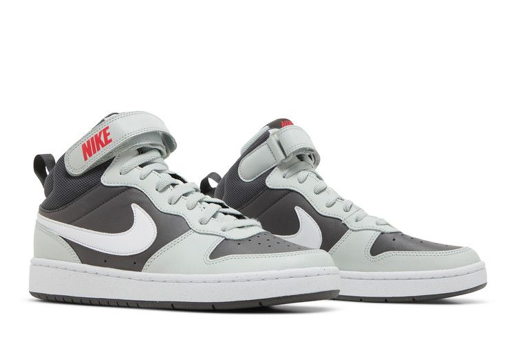 Nike Court Borough Mid 2 GS 'Medium Ash Light Silver'