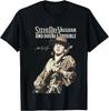 Blues Rock Gitarr T-shirt Herr Dam SRV Grafiskt Tryck (S-3XL) 220g Bomull