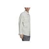 Adidas Originals Outdoor Casual Solid Color Logo Embroidered Single-Breasted Polo Jacket Men Jacket White HK2766