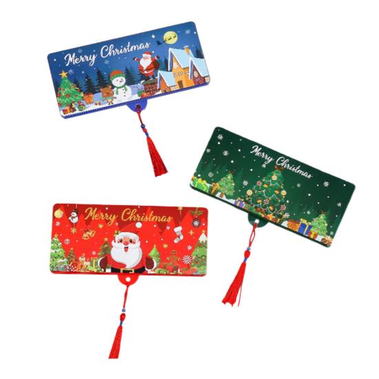 Christmas Cash Gift Envelopes Surprise Xmas Money Gift Card Holder with 6 Slots DIY