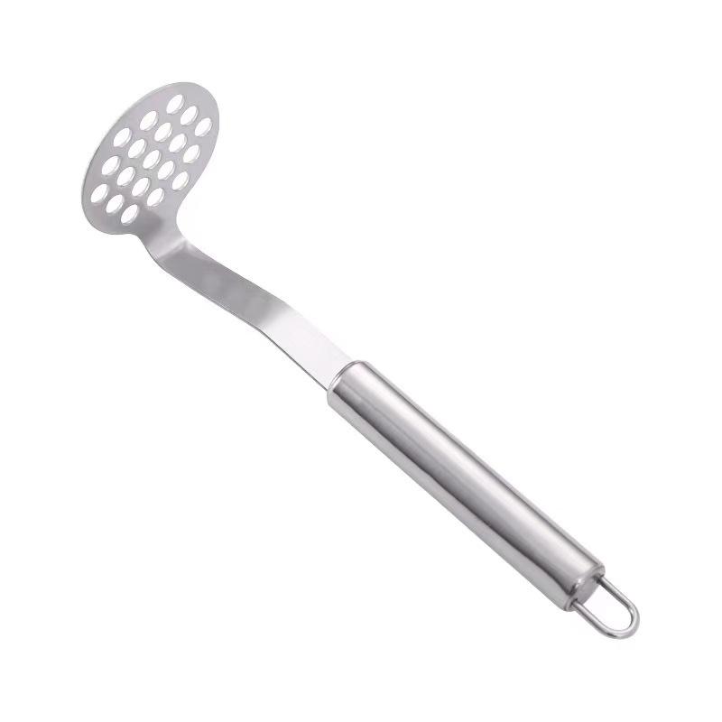 Stainless Steel Mud Press Mashed Potatoes Household Food Masher Potato Press Kitchen Masher Gadget