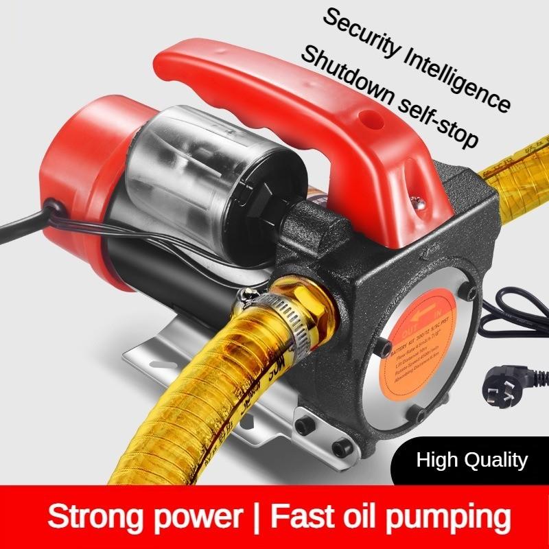 990W Portable Electric Self Priming Oil Pump Small High Power Diesel Pump Corrosion Resistant Fuel Pump