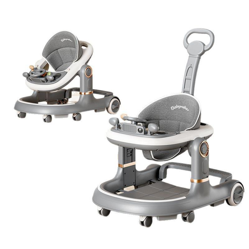 Lightweight, Anti-Rollover, Multifunctional Baby Walker for Safe Walking