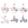 Plastic Fan Blade Replacement 3 Leaves Household Electric Hairdryer Motor Fan