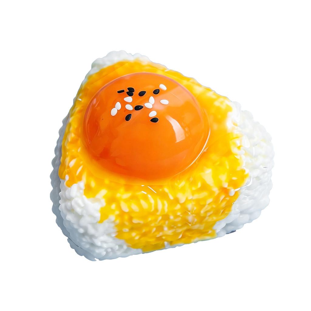 Food Grade Silicone Egg Yolk Rice Ball Stress Relief Toy For Kids And Adults