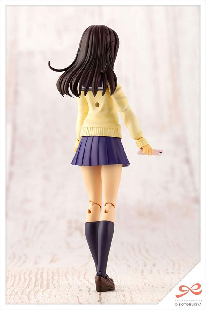 Juya Sosai Garden Madoka Yuuki High Height 150mm Scale Plastic Model JK001 Girls' [Momozakura School/Winter Uniform] Approx. 1/10
