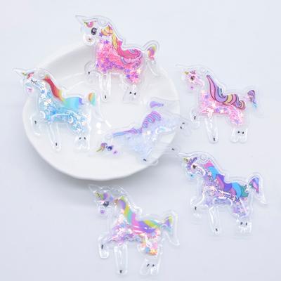 12 sztuk NOWE Drukowane Jednorożec Aplikacje Scrapbooking DIY Łatki Dekoracji Domu Akcesoria Ornamnet