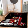 Heavy Trucks Customize your name rug, office chair cushion, home bedroom living room gift.
