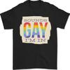 Klingt schwul, ich bin dabei Lustiges LGBT Gay Pride Day Herren T-Shirt 100% Baumwolle