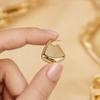 1 Pair Chunky Earrings for Women, Polished Geometric Dangle Earrings, Large Statement Jewelry Accessories