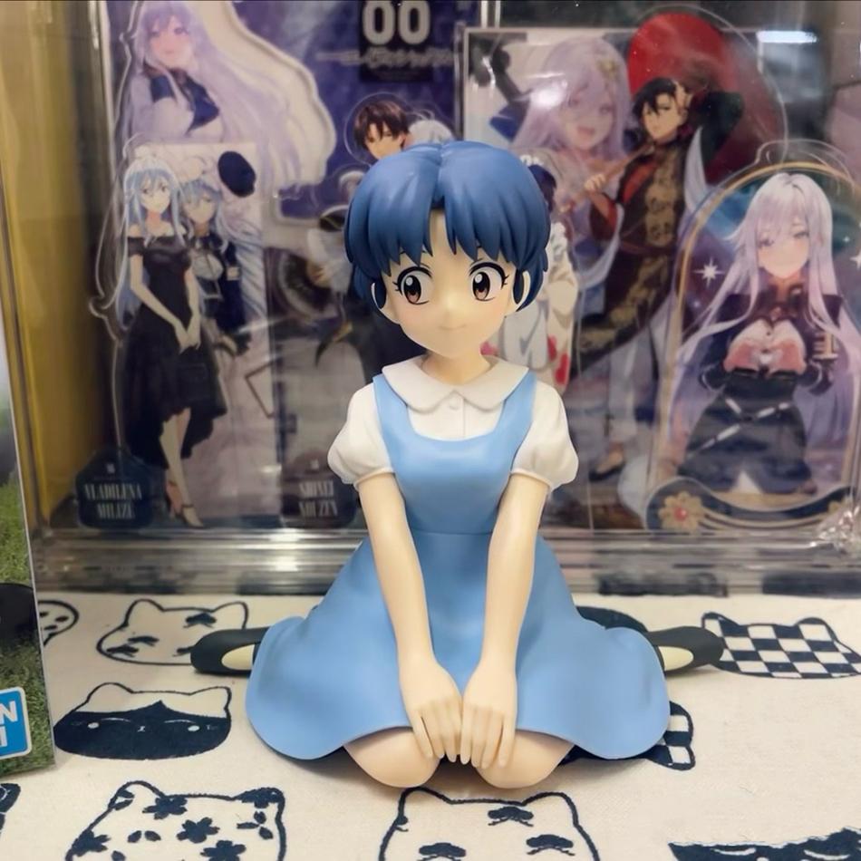 Ranma 1/2 Action Figure Anime Momento Relax Saotome Ranma Tendou Akane Modello Collezionabile in PVC Ornamento da Scrivania Statuetta Carina Giocattolo Regalo