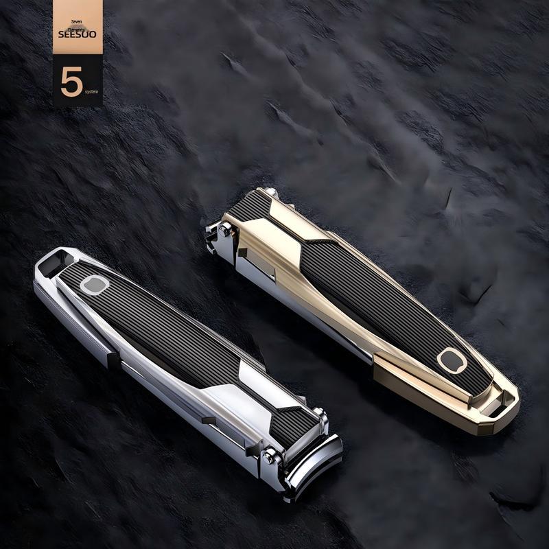 Qisu Cicada Wing Anti-Splash Nail Clipper with Leather Set