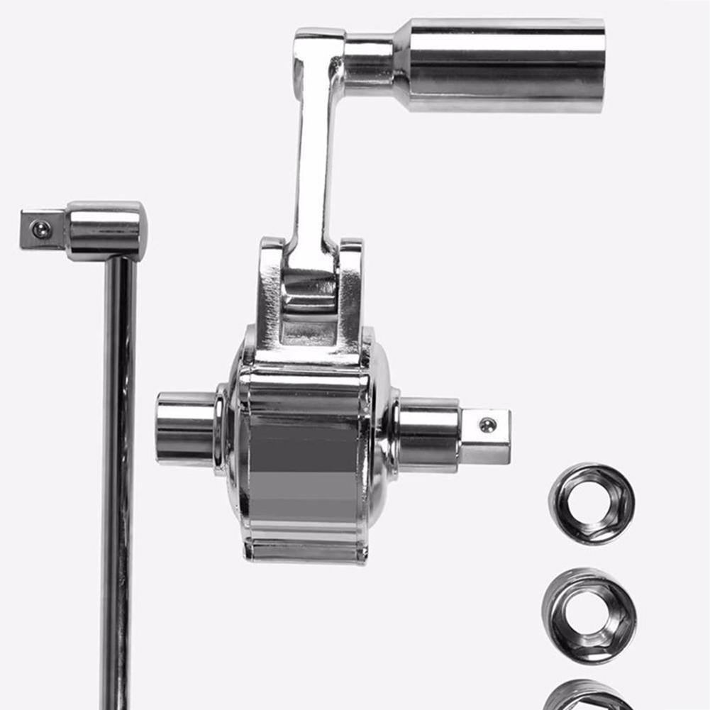 Torsional Torque Multiplier Wrench Lug Nut Remover with 17mm/19mm/21mm Sockets Auto Tire Disassembly Repair Tool Kits Wrench