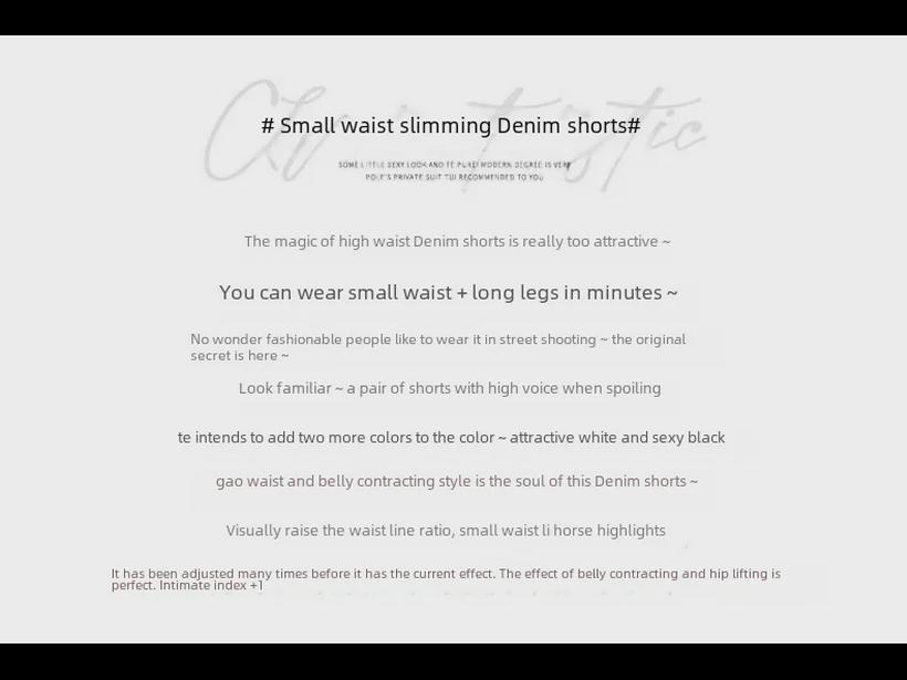 2021 Summer High-Waist White Denim A-Line Shorts for Women – Loose, Slimming Fit