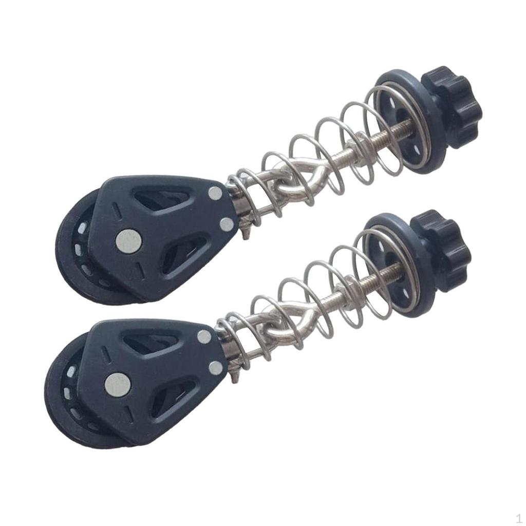 2Pcs Pilates Reformer Pulley Spring Rope Clamp,Part,Component for Sitting Box Fitness Exercise