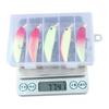 5PCSLuminous Minnow Set5g /6.5g /8g Sinking artificial bait for sea fishing of mackerel and bass