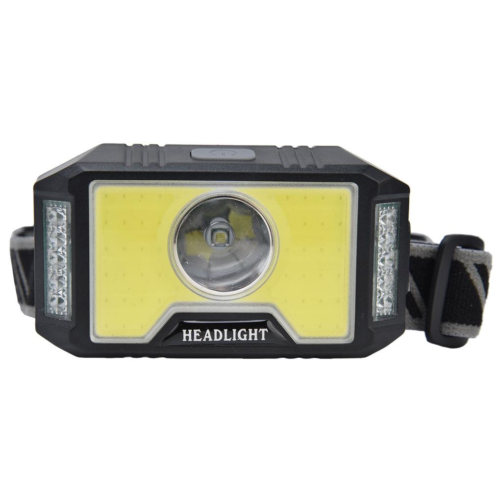 LED COB Headlight Multimode USB Charging Waterproof Head Flashlight for Outdoor Camping