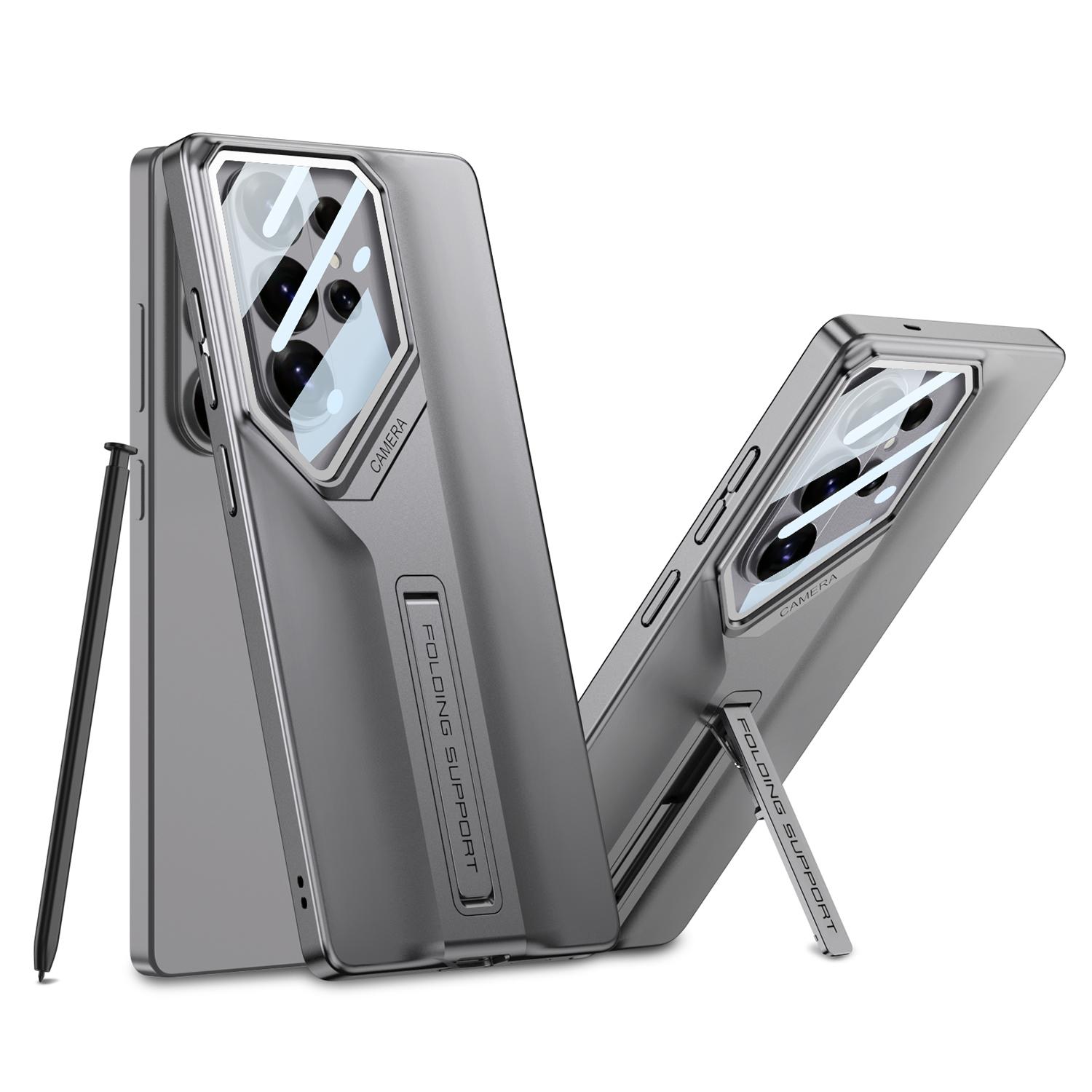 Ultra-thin Stand Armor Case for Samsung Galaxy S26 Ultra S25 Ultra All-included Camera Protector Plastic Cover For Galaxy S26 Ultra