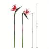 3pcs Artificial Bird Of Paradise Flowers Rubber Strelitzia 24.5'' Long Stem Flower Suitable For DIY Home Party Theme Decor