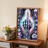 Full Round Diamond Painting Middle Finger Art Rhinestone Picture Mosaic DIY 5D Cross Stitch Embroidery Home Decoration