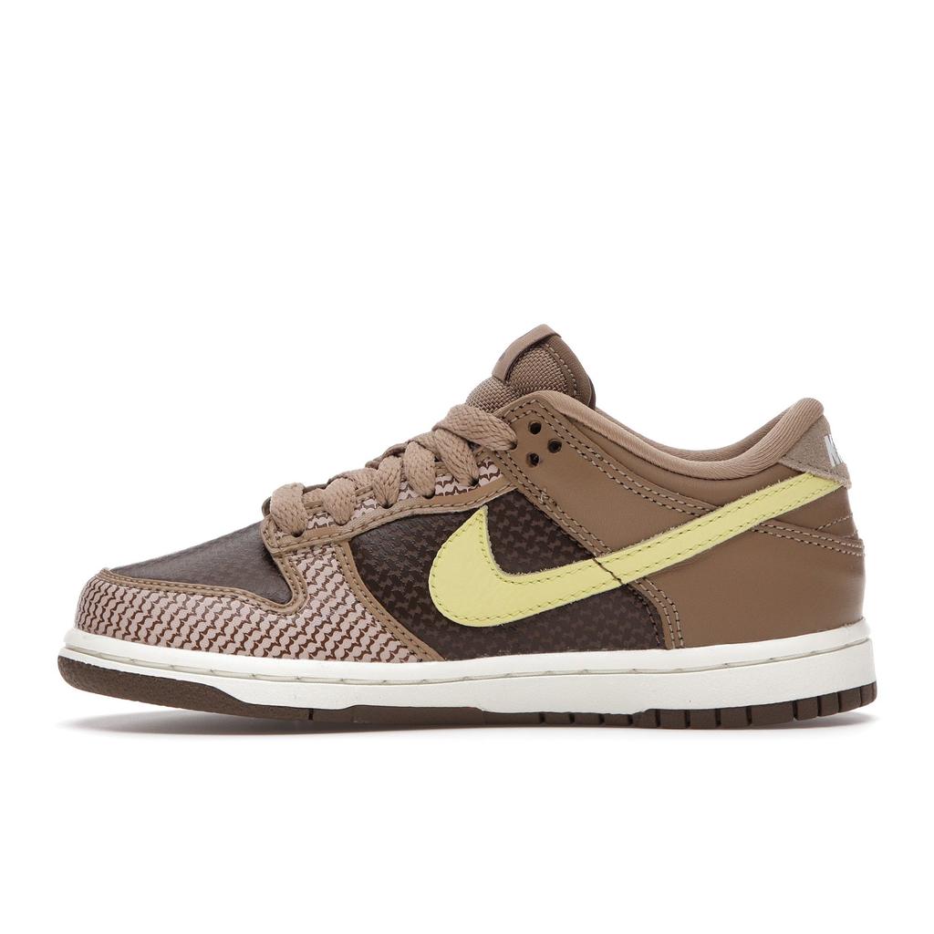 Nike Undefeated x Dunk Low SP PS Canteen Kids Sneakers Brown Lemon-Frost DJ4306-200