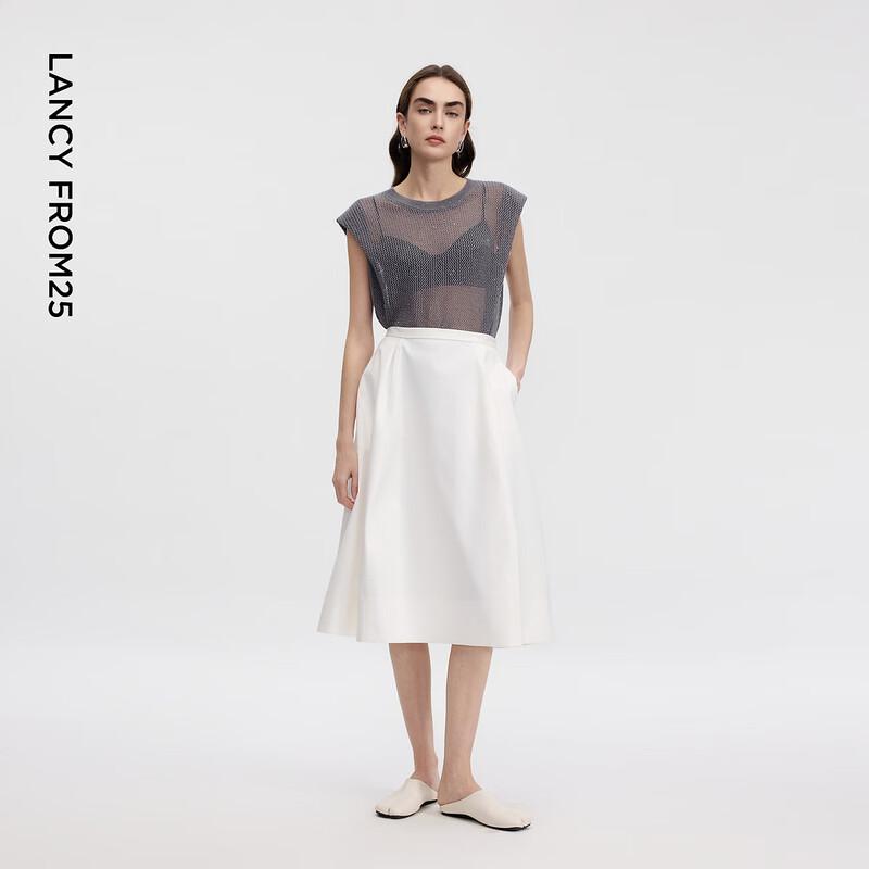 Langzi 25 Elegant A-Line High-Waisted Skirt