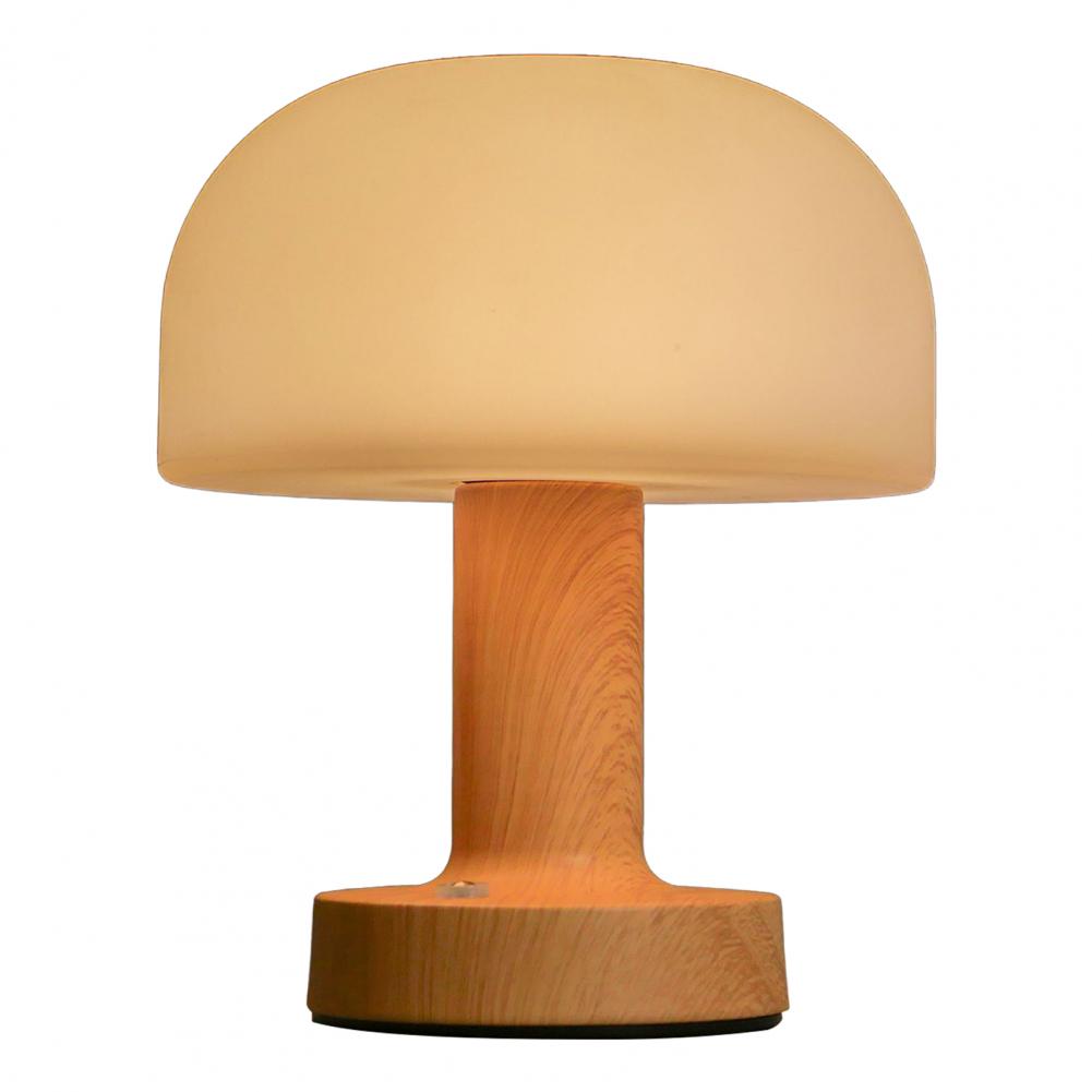 Retro Light Retro Mushroom Lamp Dimmable Led Night Light with Touch Control Soft Warm Glow Rechargeable Desk Table