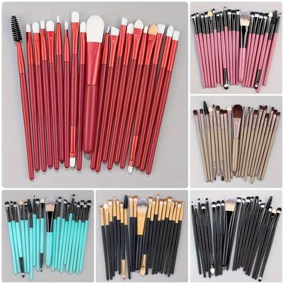 20Pcs/Set Soft Fluffy Makeup Brush Set Cosmetic Foundation Eyeliner Make Up Brushes Highlighter Blush Loose Powder