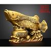 High Quality Copper Fish Ornaments Gold Dragon Home Living Room Office Decor