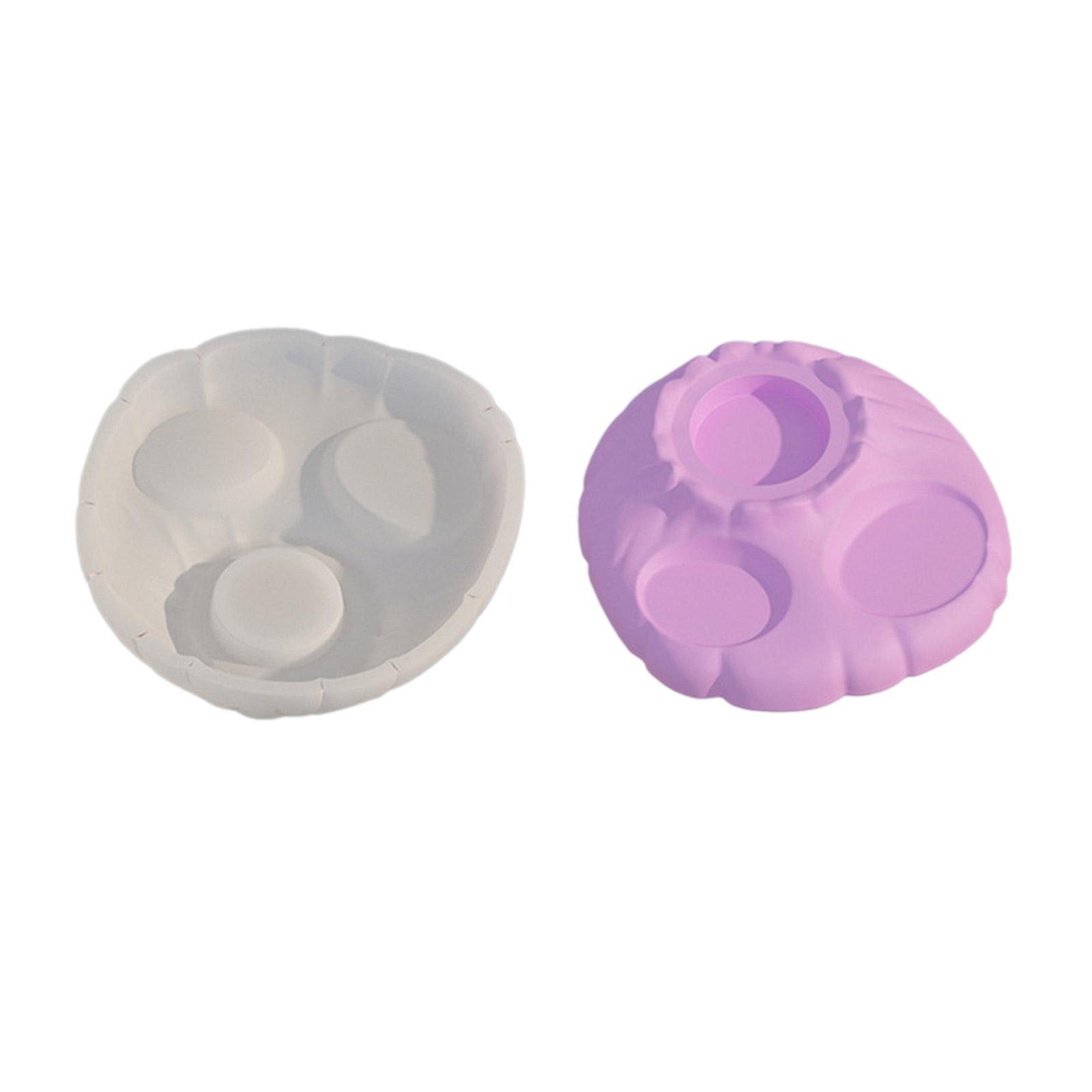 

Форма для литья из смолы, 3D-формы для фигурок снеговиков, универсальная форма для ароматерапевтических свечей, восковая форма для свечей для изготовления фигурок 4