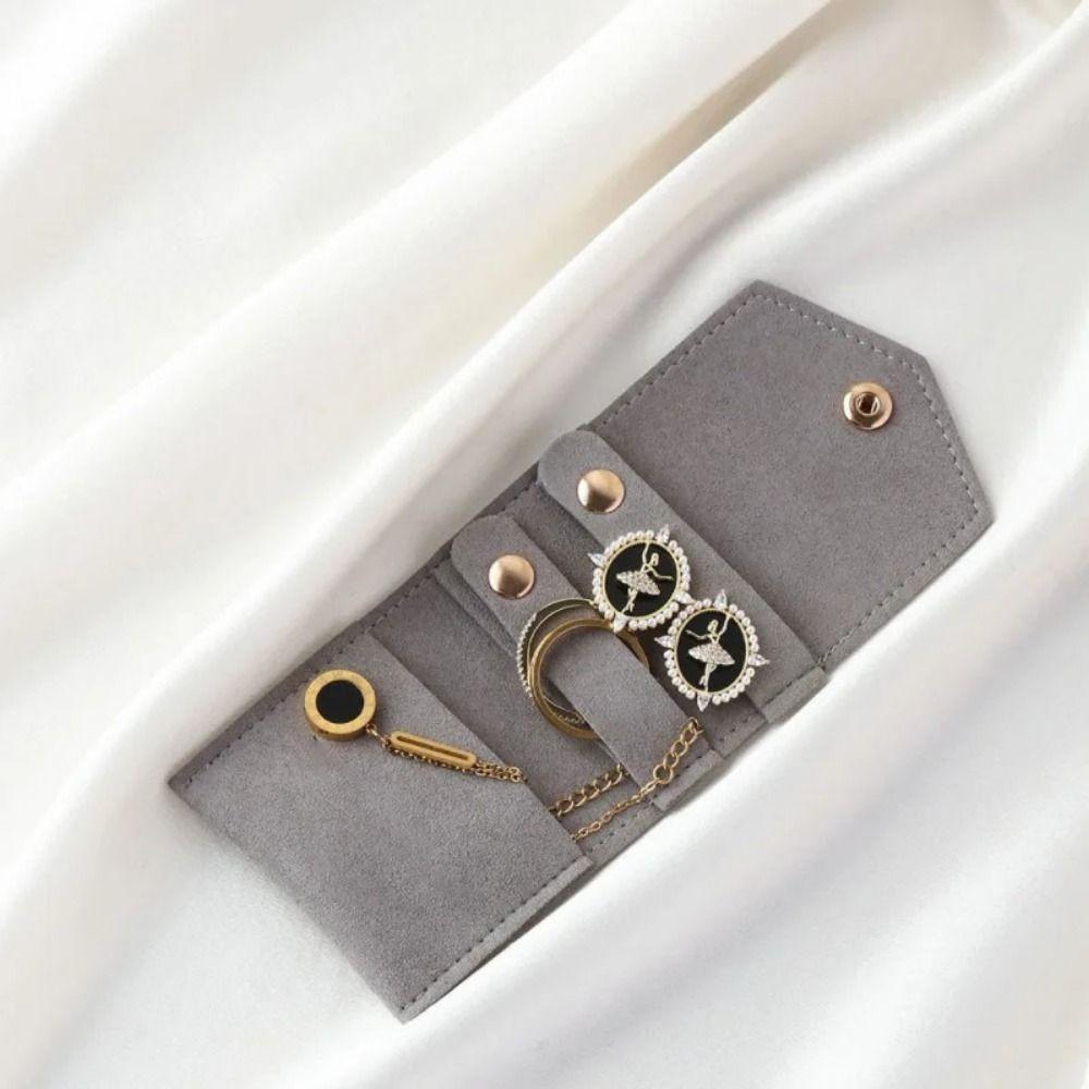 Mini Jewelry Snap Bag Fashion Small Packing Pocket Jewelry Display Pouch  Girls