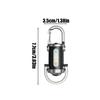 Rechargeable Keychain Flashlight Mini LED Torch Super Bright Portable Waterproof Keyring Light for Camping Hiking Emergency