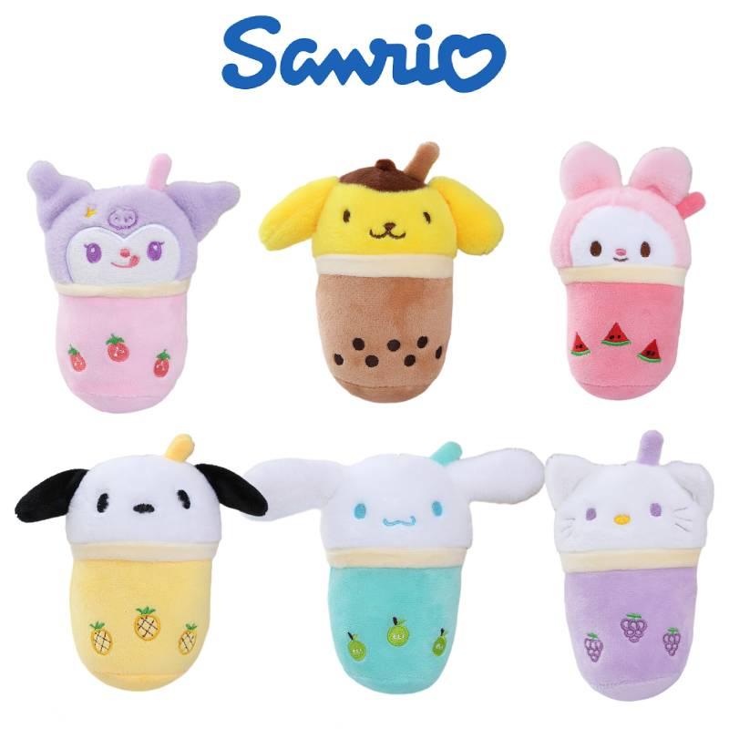 Cute Plush Keychain Toy With Milk Tea Cup Design Perfect Backpack Accessory Ideal Gift For Girls