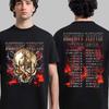 Kerry King Nordamerika Tour 2026 Augen Kreuze Schädel Zwei Seiten Unisex T-Shirt