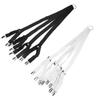 6pcs Adjustable Bed Sheet Fasteners Anti Slip Sheet Clips & Holders White