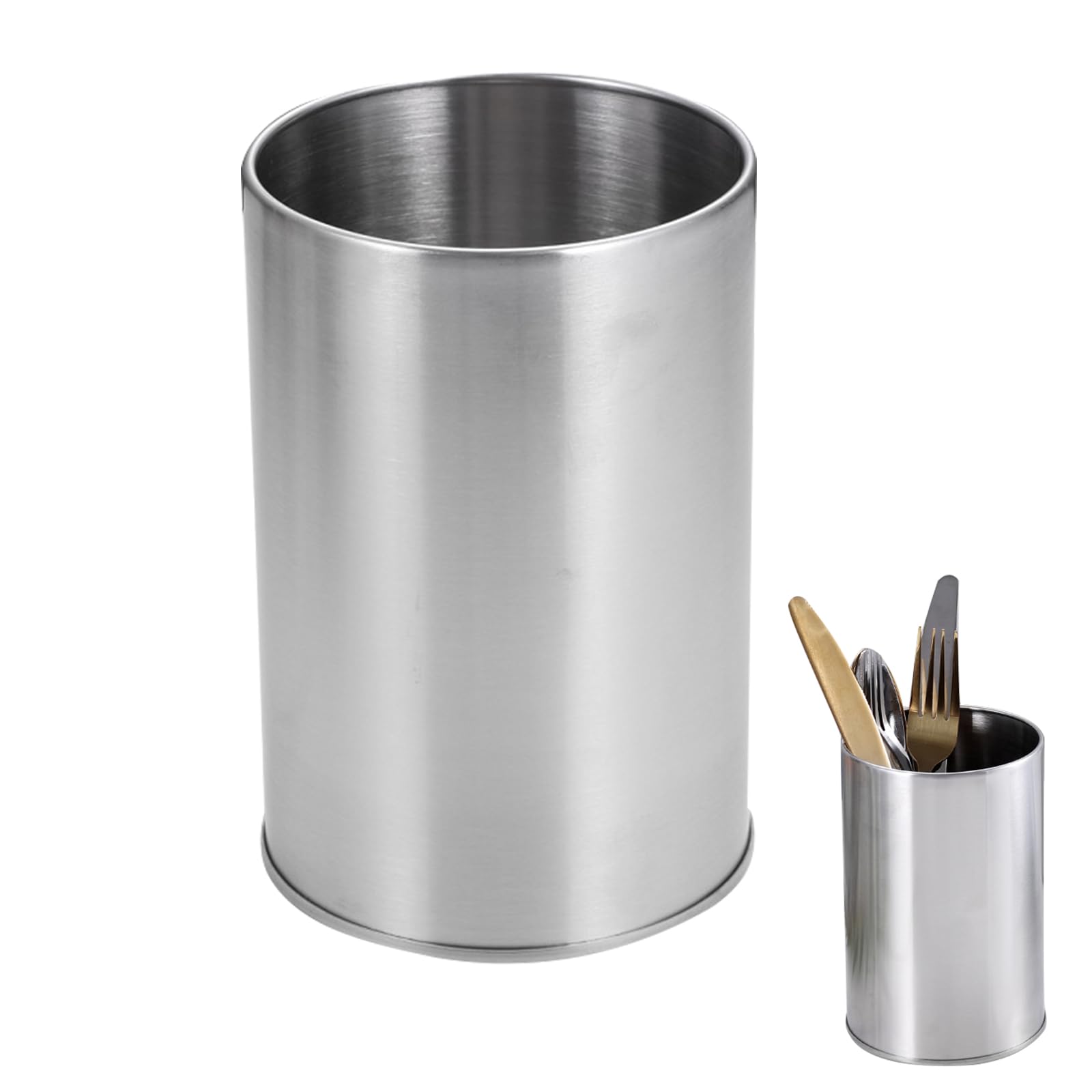

Подставка для столовых приборов Kasanidika из нержавеющей стали с подставкой для кухонных инструментов и 1 шт. сушилкой, для палочек для еды, держатель, палочки для еды, вилки, ложки,