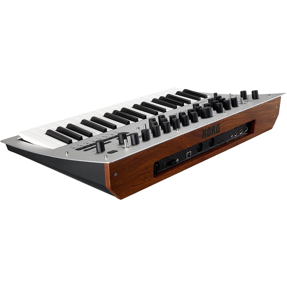 KORG 4 Voice Polyphonic Analog Synthesizer, Minilogue, 37 Key, 16 Step Sequencer, Oscilloscope Mo...