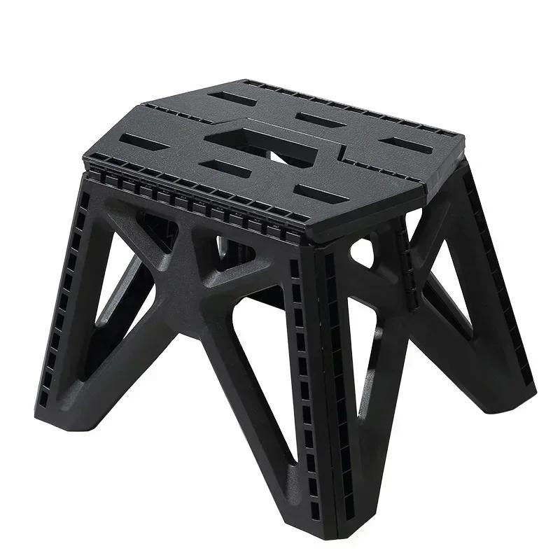 Outdoor Small Stool Portable Folding Stool High Load Bearing Durable Small Chair Fishing Stool Beach Stool Camping Stool